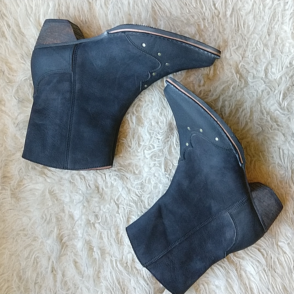 Sergio Tomani Black Studded Gringo Style Boots Booties 41 US 10
